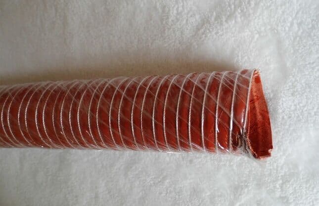 high temperature air duct -silicon glass fiber pipe